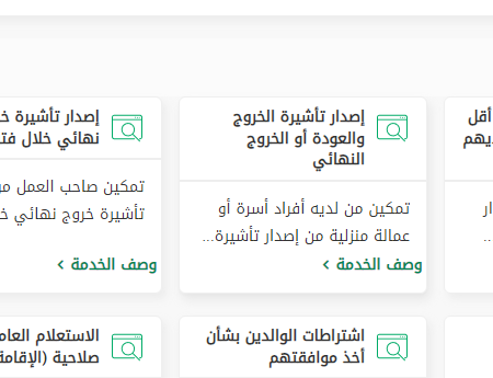 مشاكل تأشيرة الخروج والعودة من وإلى السعودية