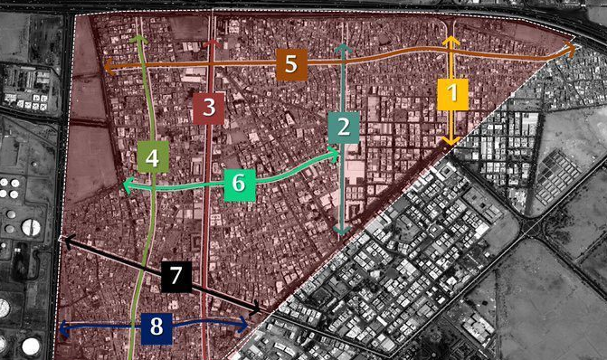 خريطة إزالة العشوائيات في الأحياء السعودية